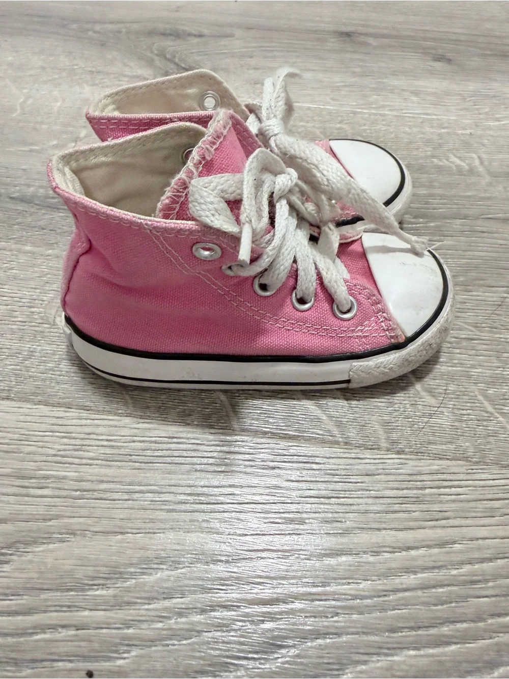 Converse Kids Pink High-Top Sneakers